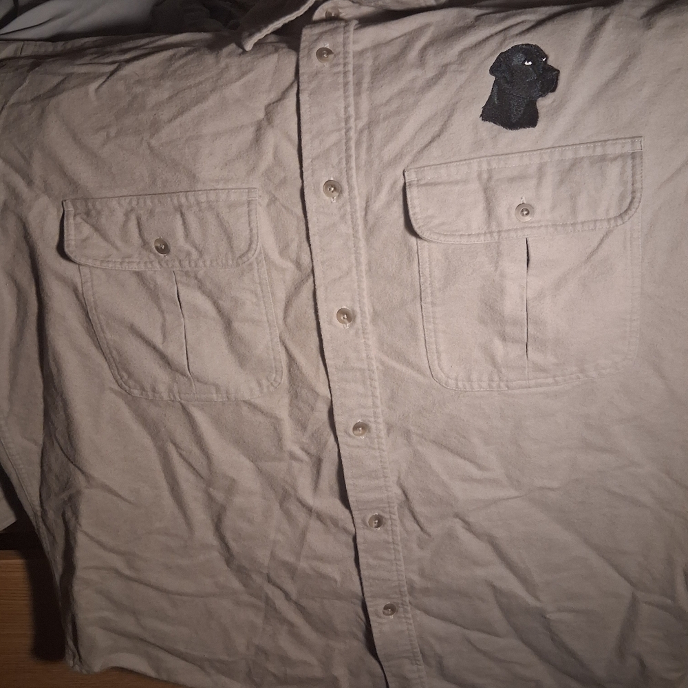 Cabela's Deerskin Soft Chamois Heavy Flannel Shirt